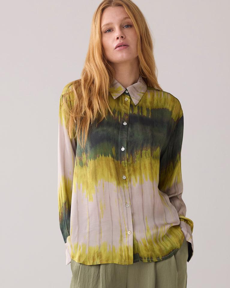 summum Overhemdblouse tie dye van Ecovero-stof