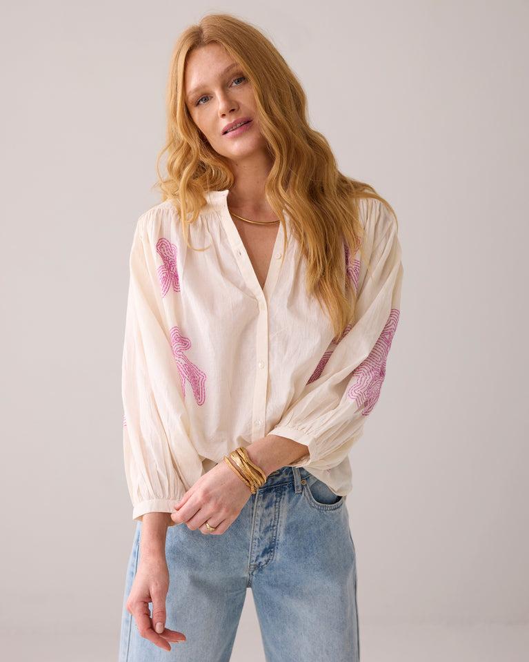 Summum Oversized Blouse Katoenvoile