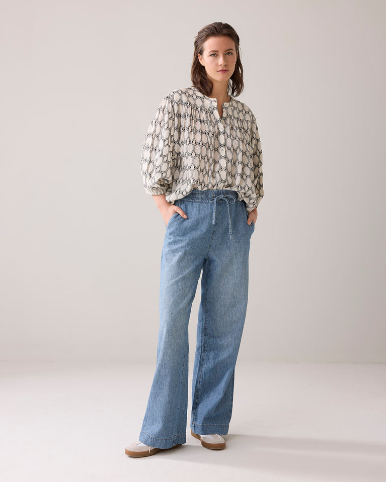 Summum Oversized Blouse Lurex