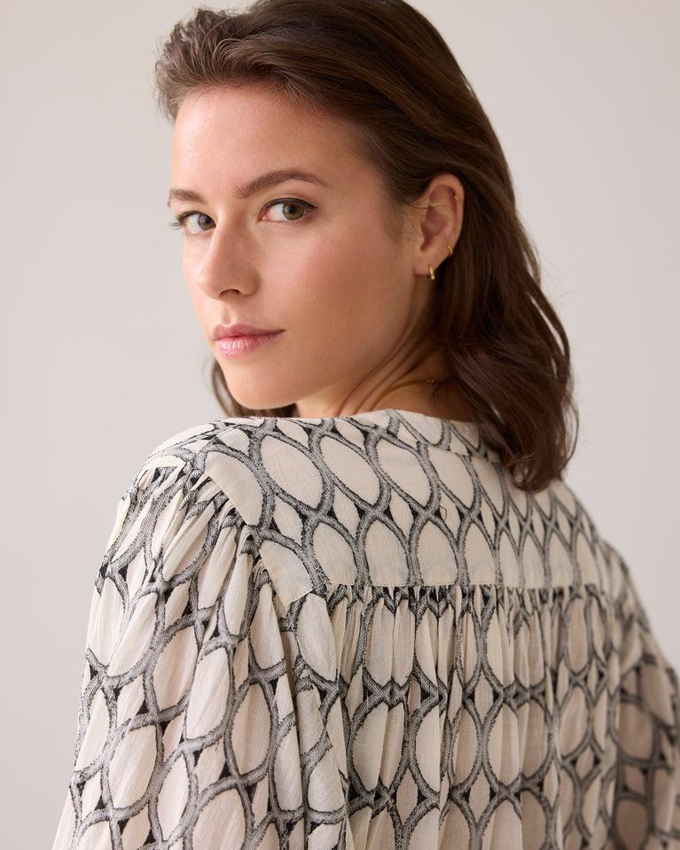 Summum Oversized Blouse Lurex