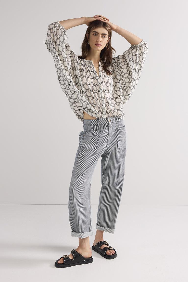 summum Oversized blouse lurex