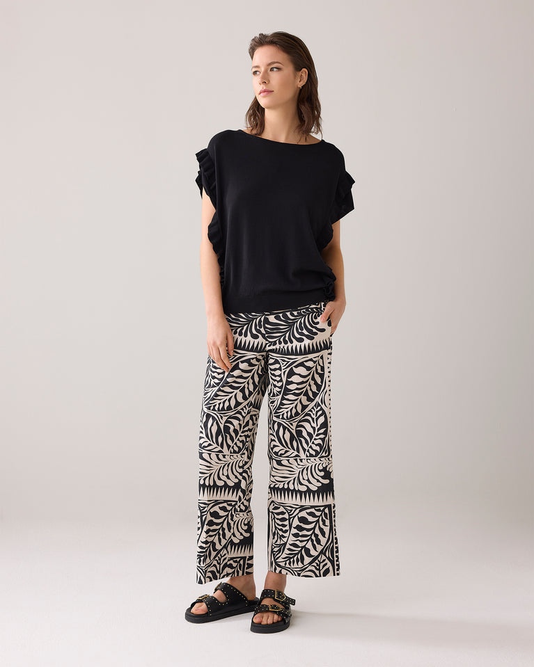 Summum Oversized Top Volants