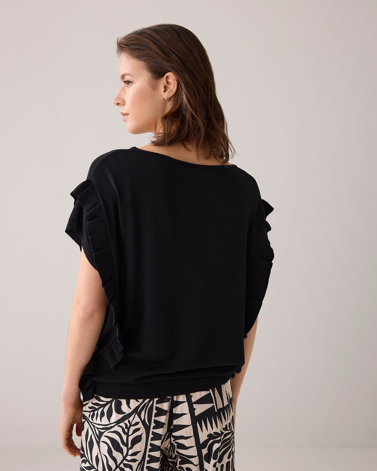 Summum Oversized Top Volants