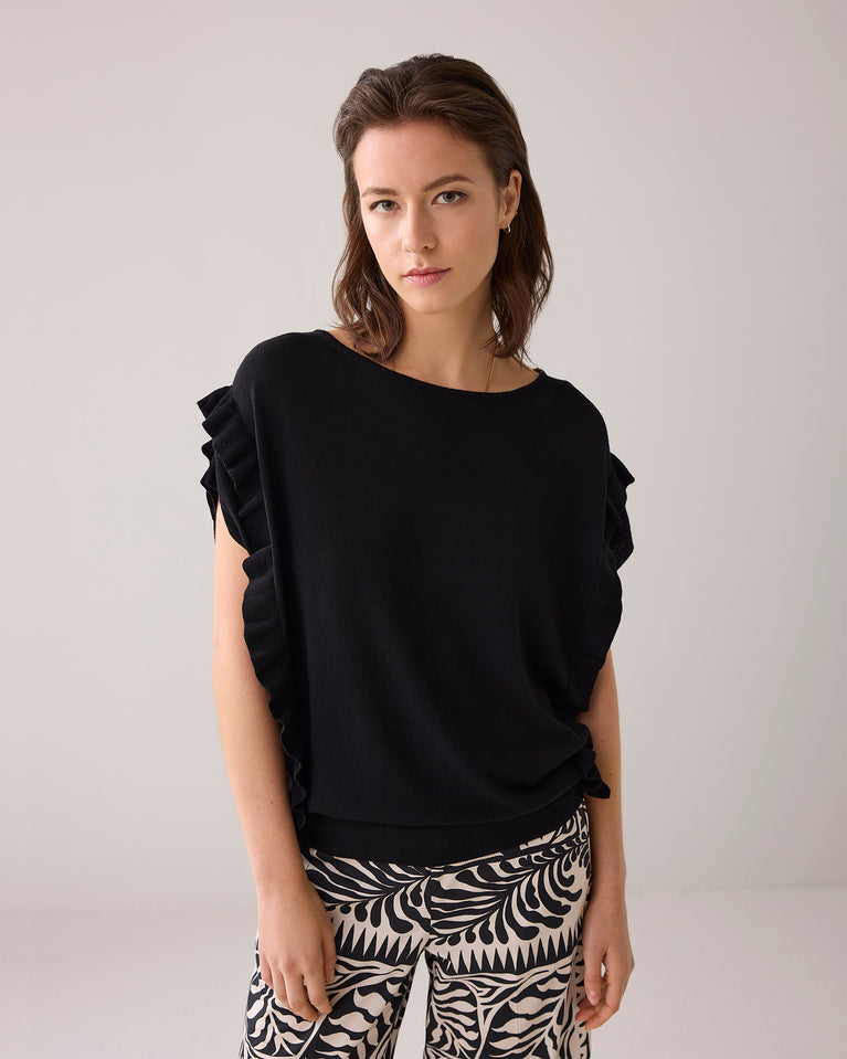 summum Oversized top volants