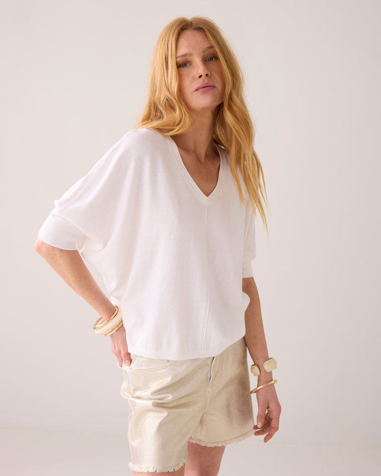 summum Oversized trui katoen-zijde