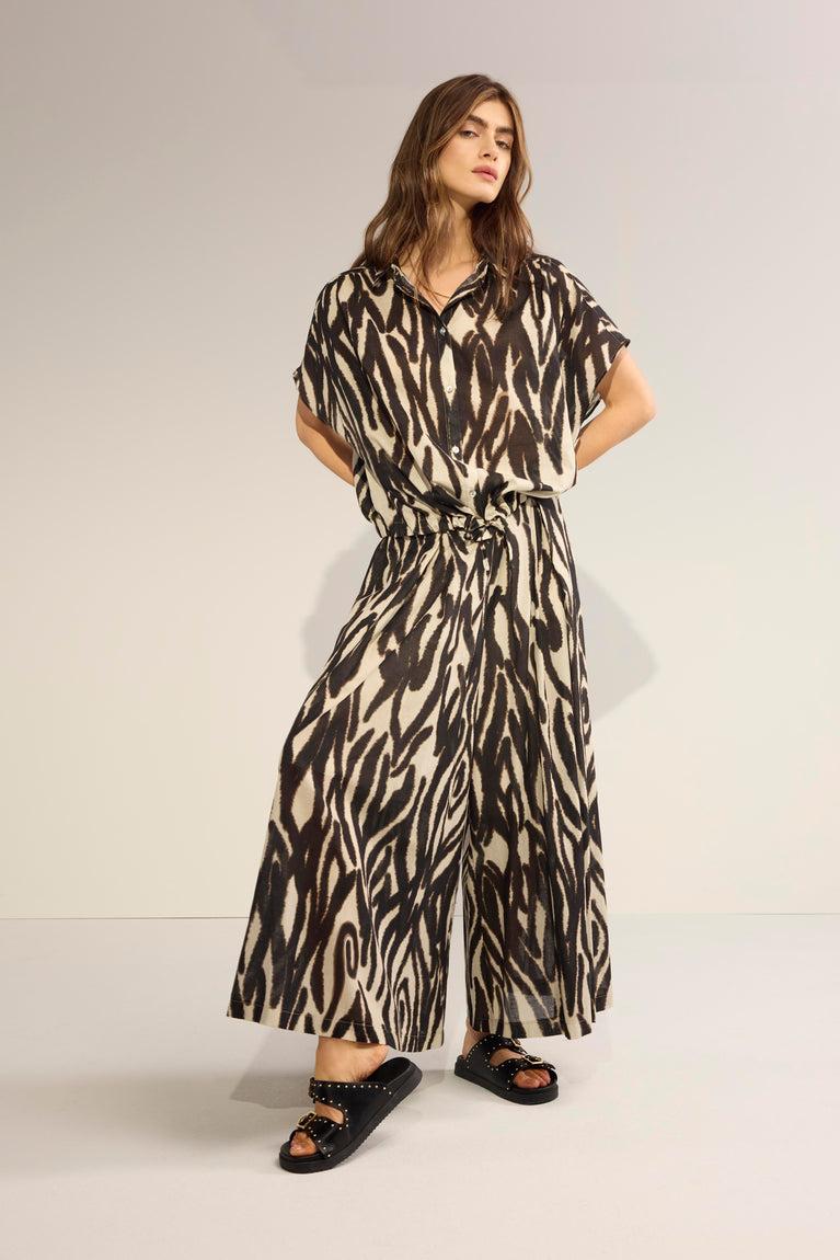 summum Palazzo broek met print