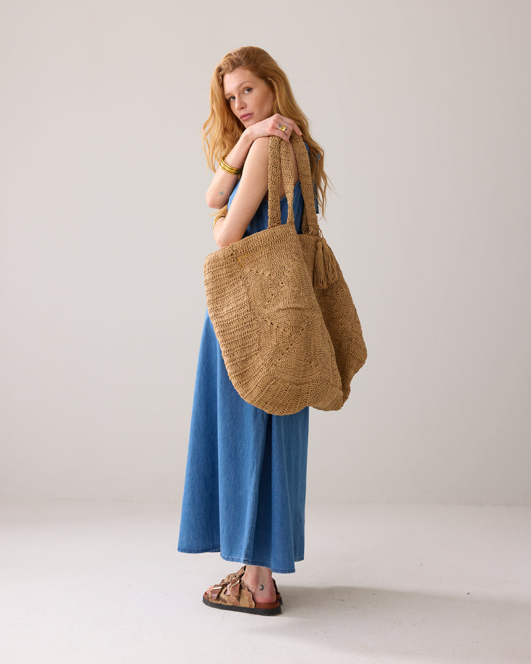 Summum Raffia Strandtas