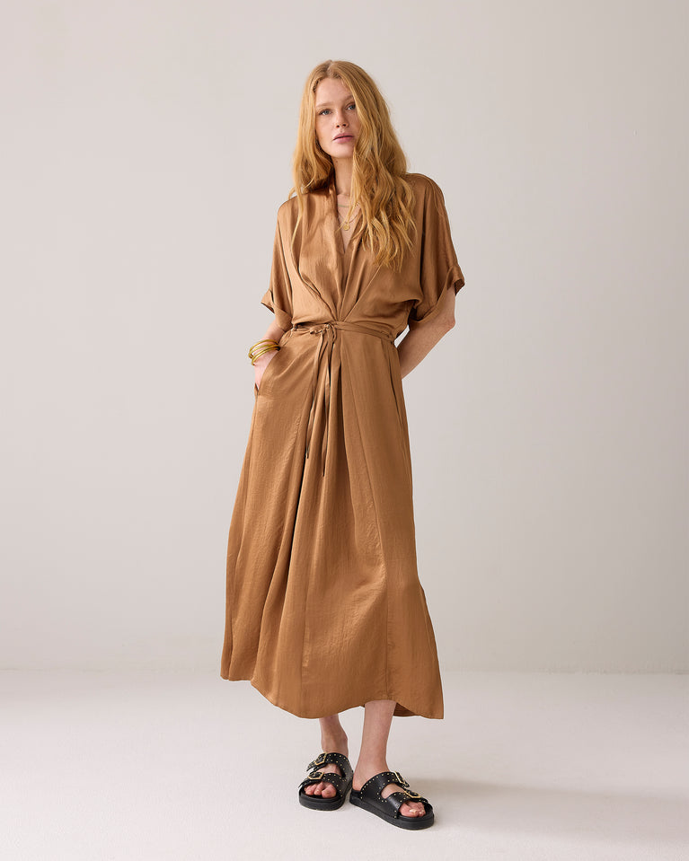 Summum Rechte Jurk Met Ceintuur