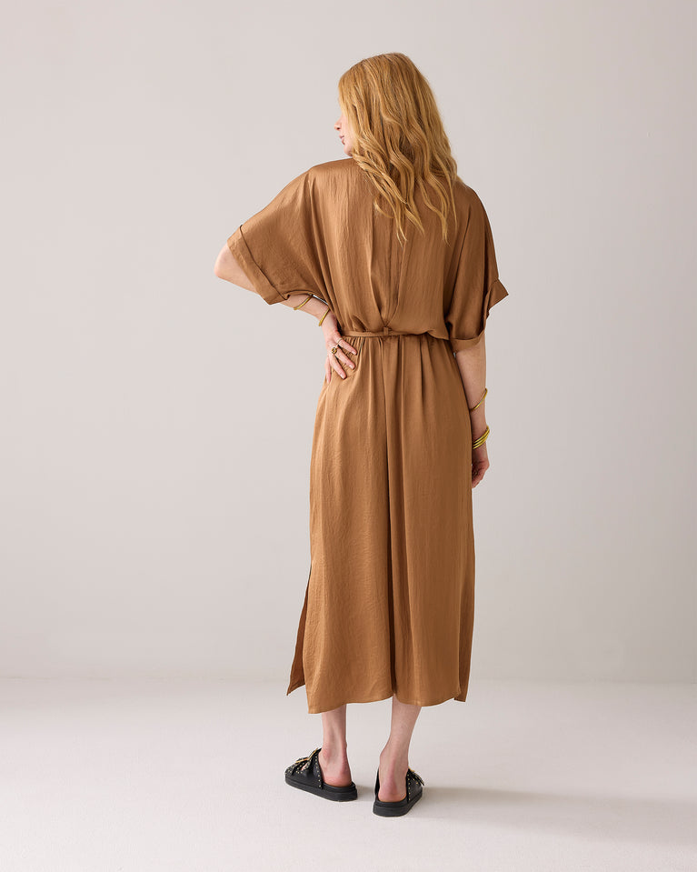 Summum Rechte Jurk Met Ceintuur