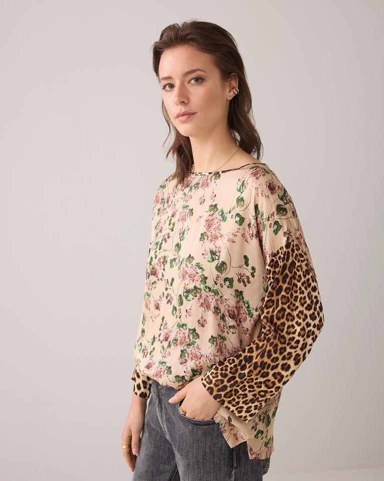 Summum Ruimvallende Top Met Print