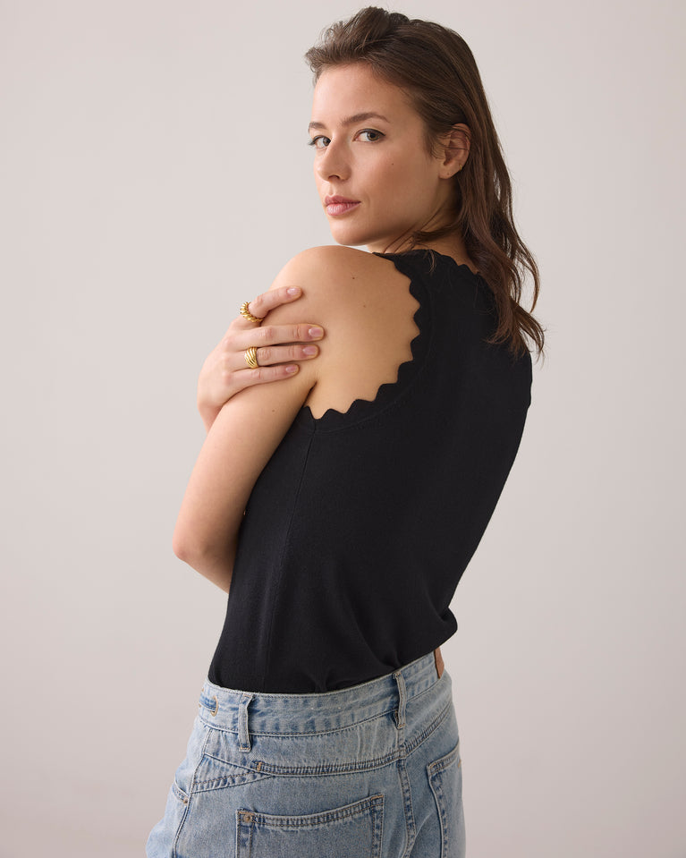 Summum Singlet Met Schulpdetails