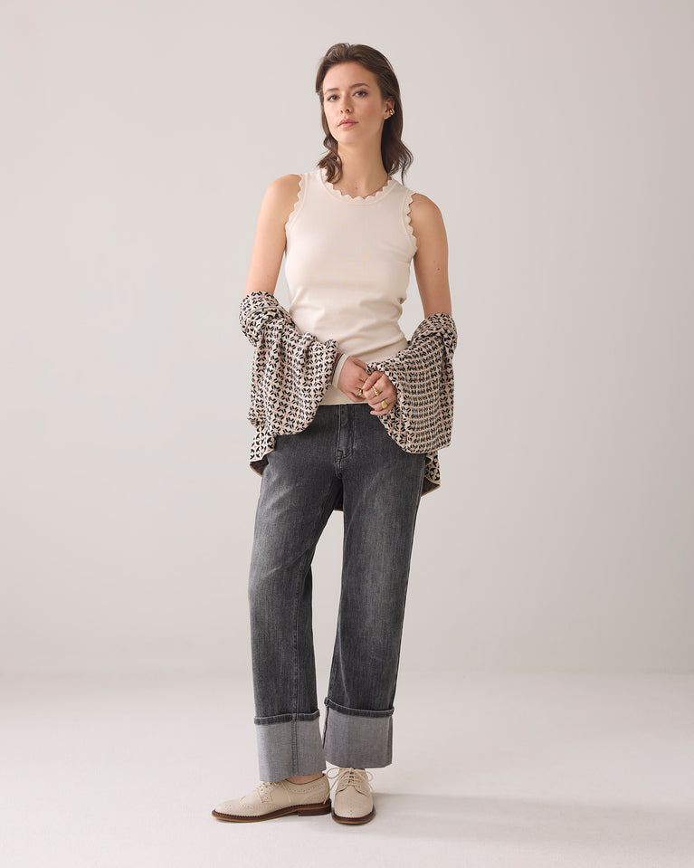 Summum Singlet Met Schulpdetails