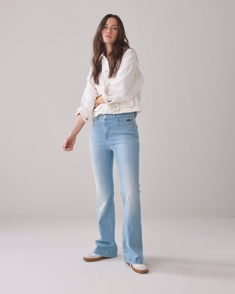 summum Skinny fit jeans lichte wassing