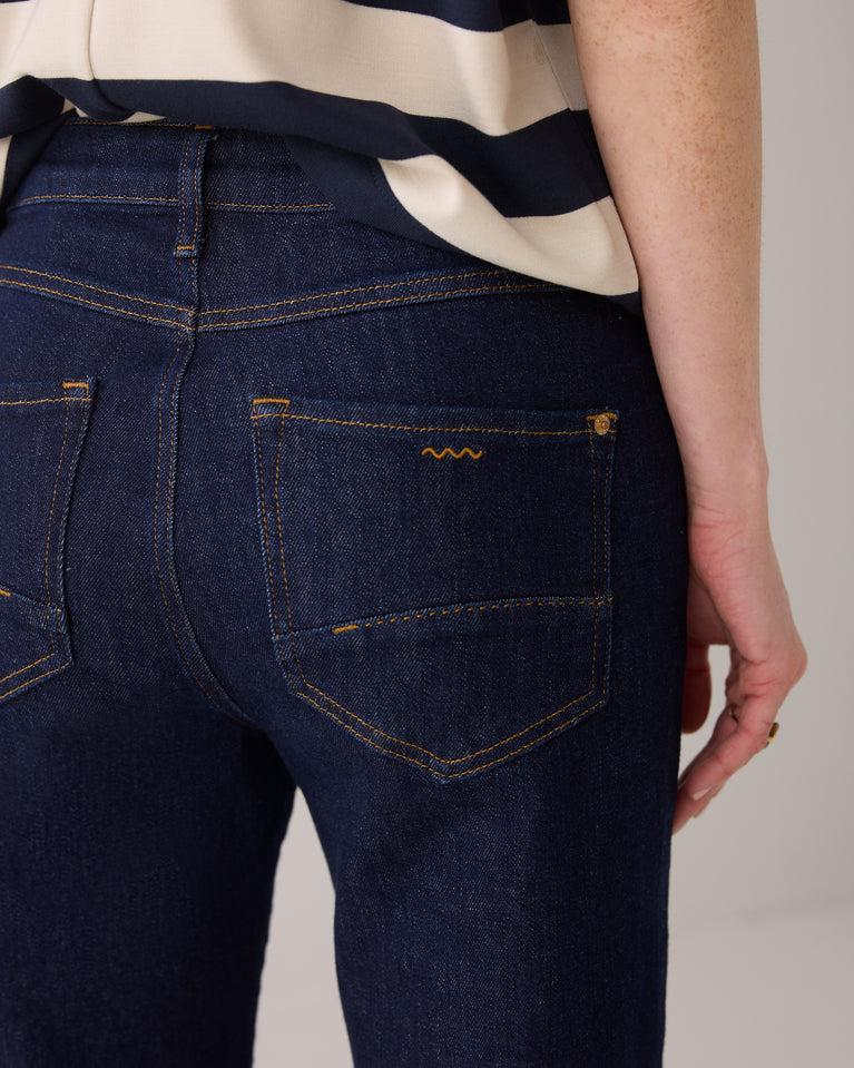 Summum Straight Leg Jeans Met Omslag