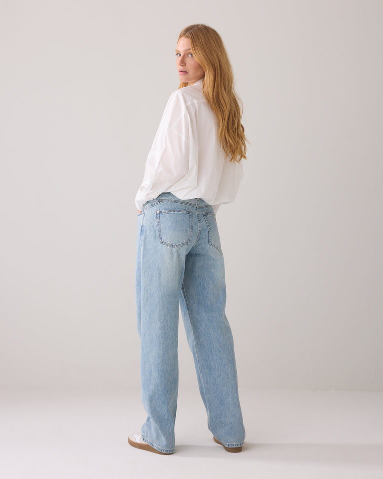 Summum Straight Leg Jeans Vintage Wassing