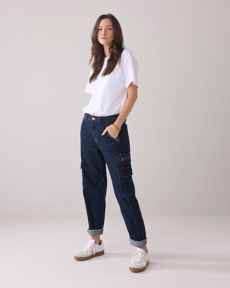 summum Tapered jeans rinse wassing