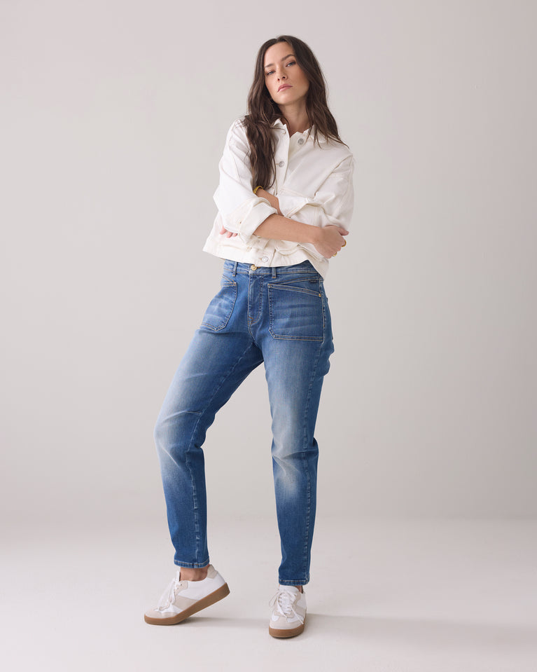 Summum Tapered Jeans Stone Wassing