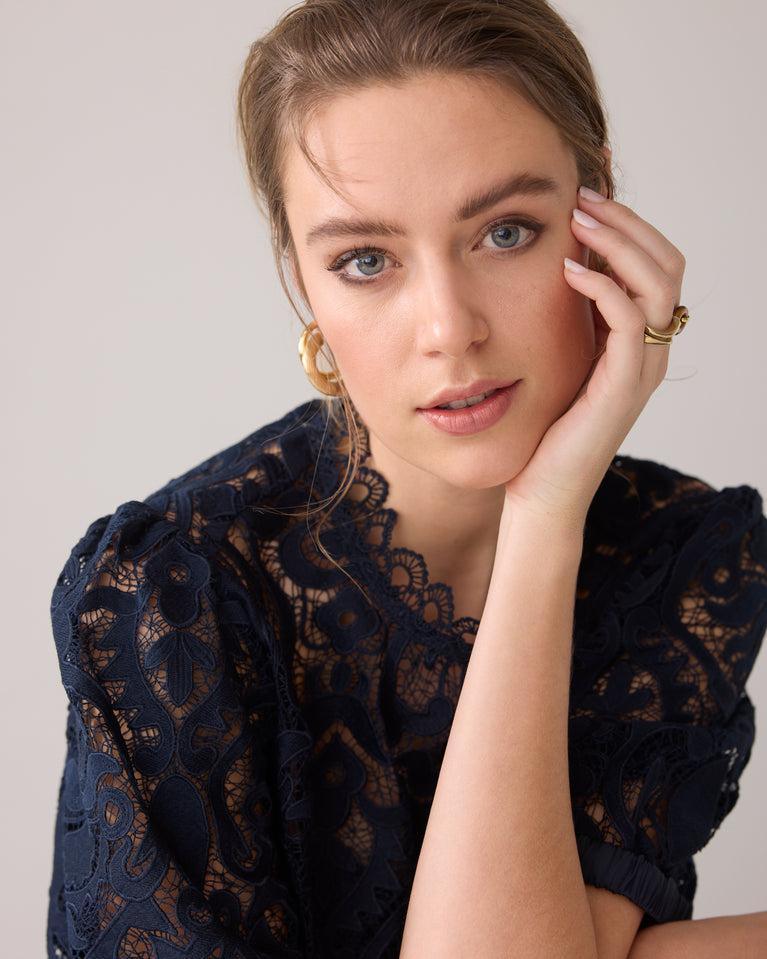 Summum Top Kanten Stof