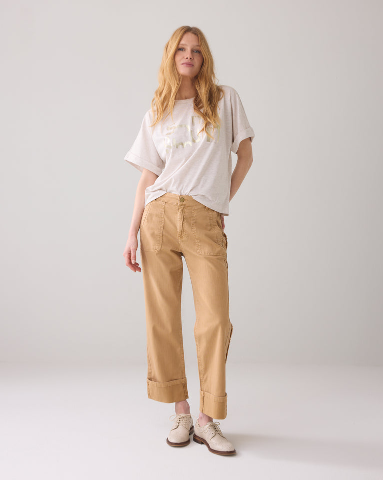 summum Top met glitterprint