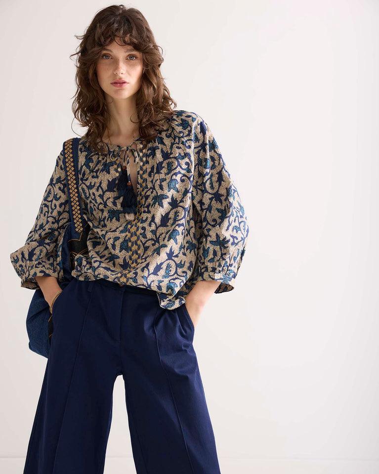 summum Top met kwastjes