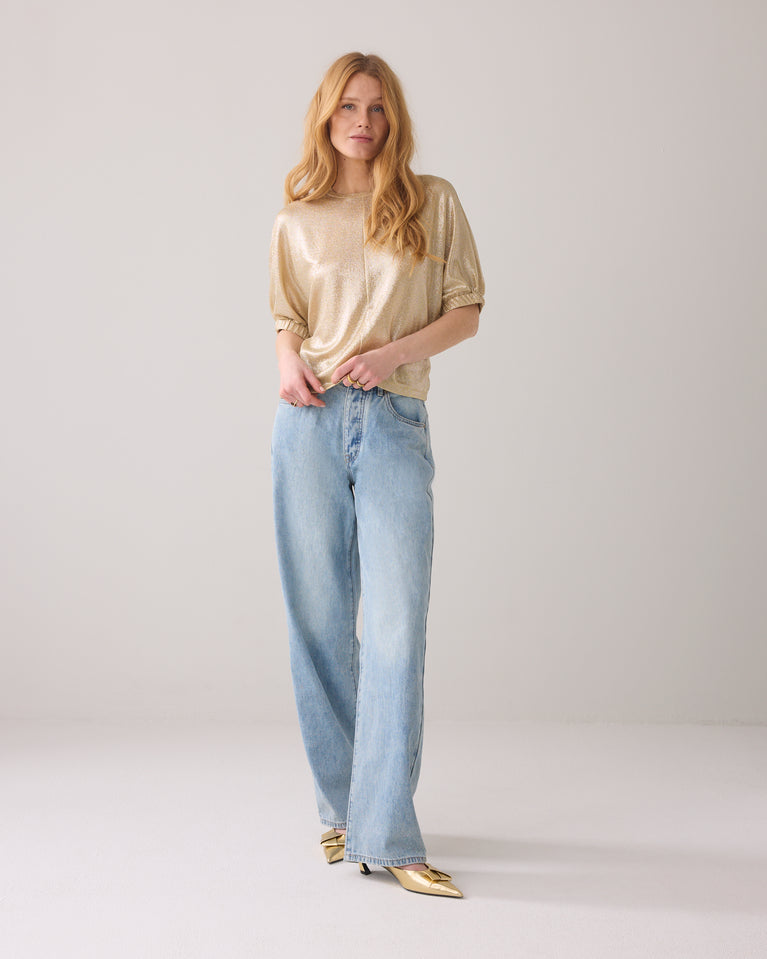 summum Top metallic jersey