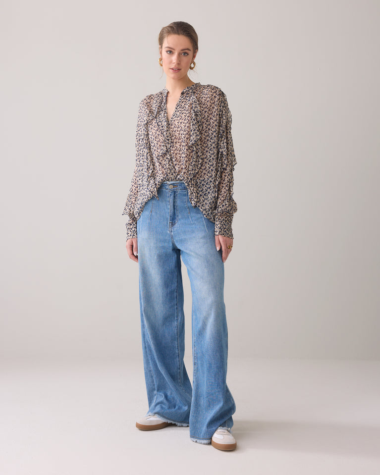 Summum Top Ruffles Petit-fleur