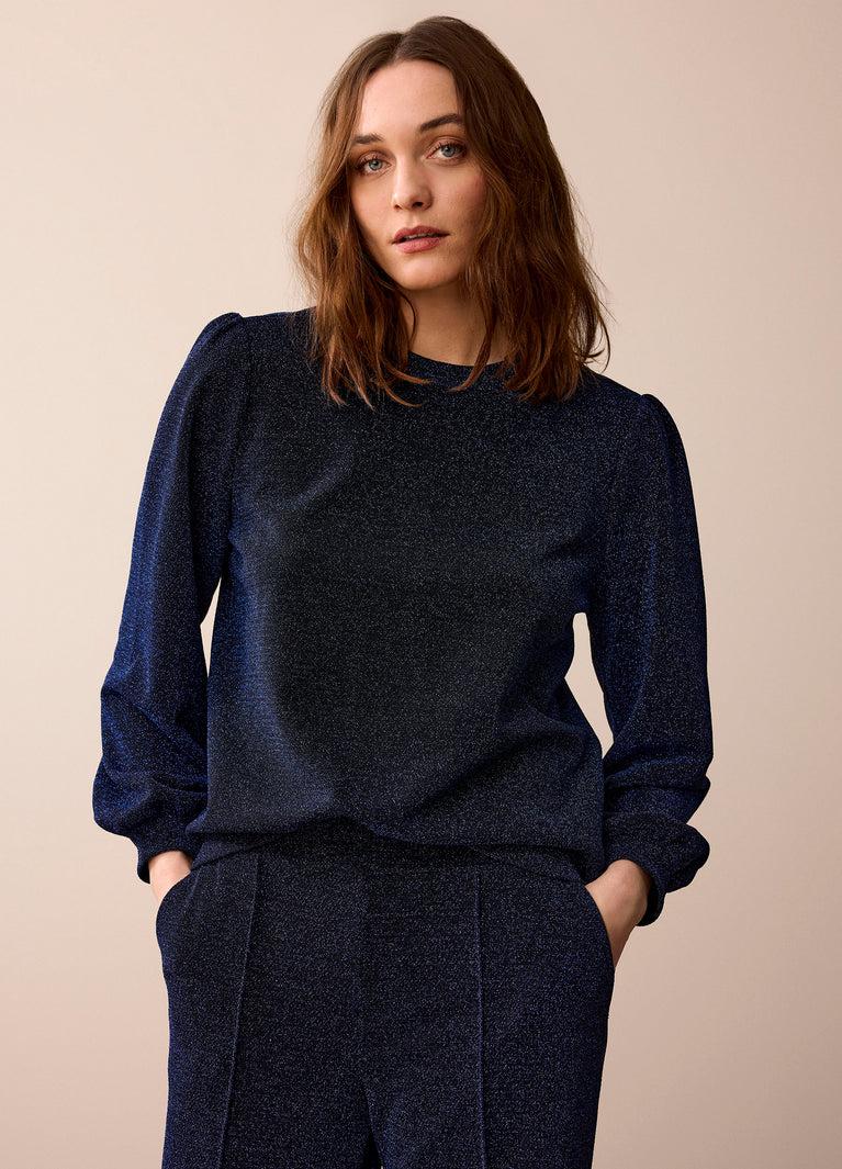 summum Top van glinsterend lurex