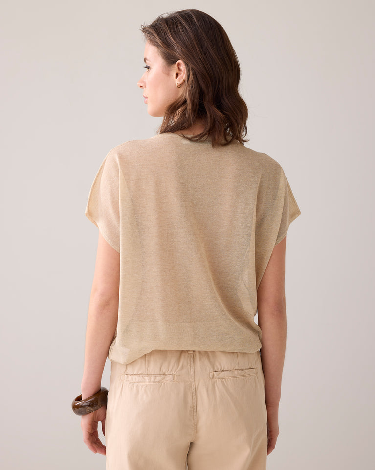 Summum Transparant Mouwloze Top