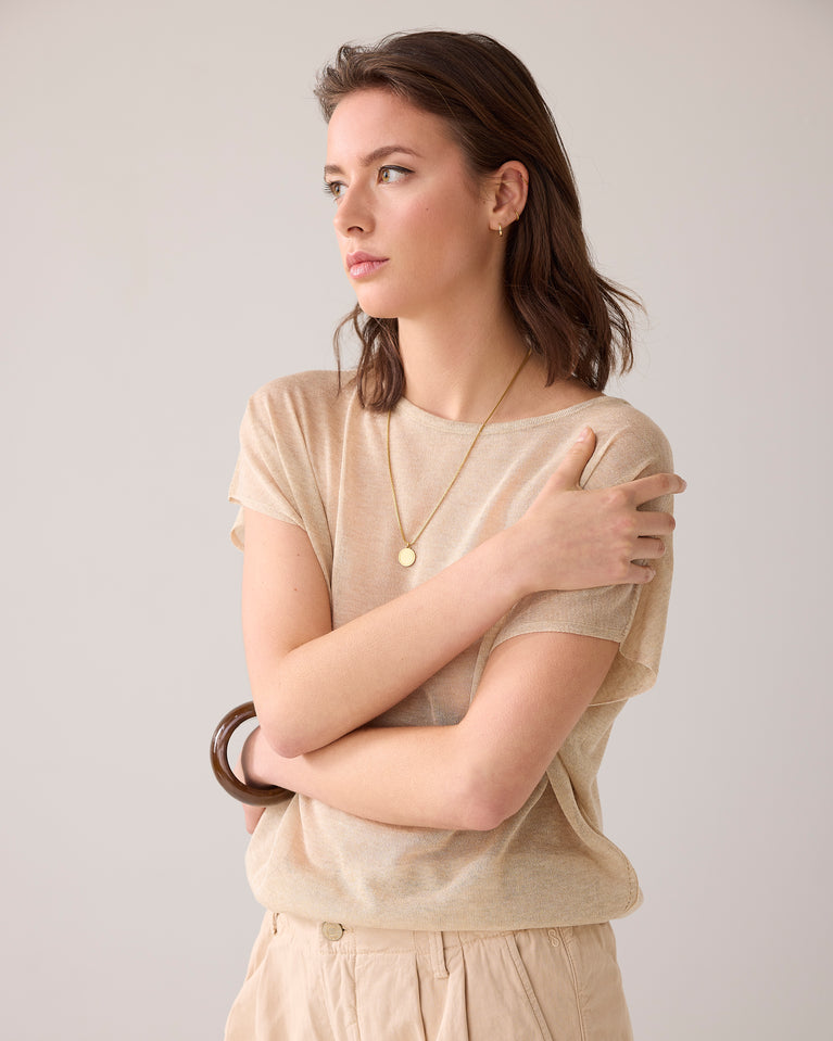 summum Transparant mouwloze top