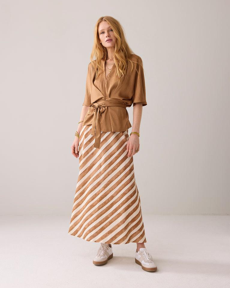 summum V-hals top feminin