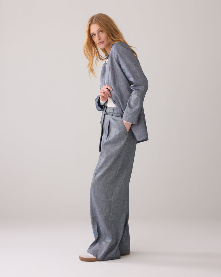 Summum Wijde Broek Linnenblend