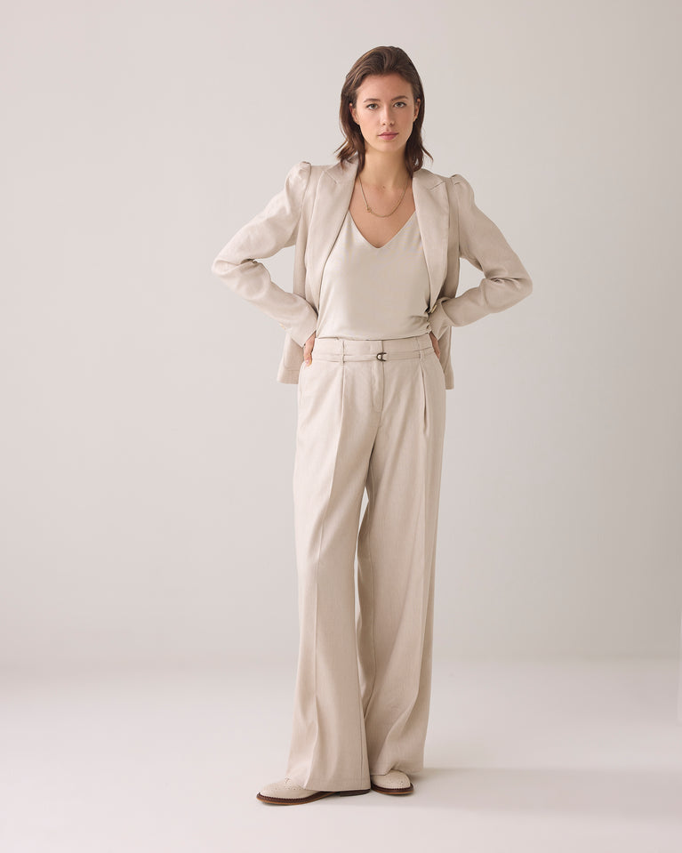 Summum Wijde Broek Linnenlook