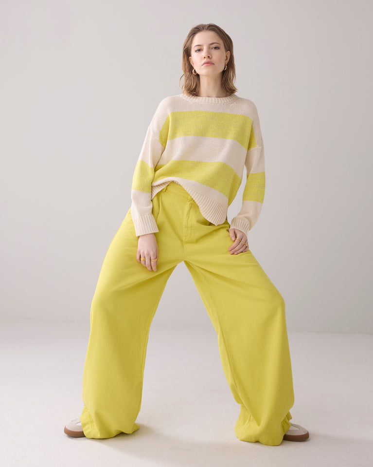 summum Wijde broek van lyocellblend