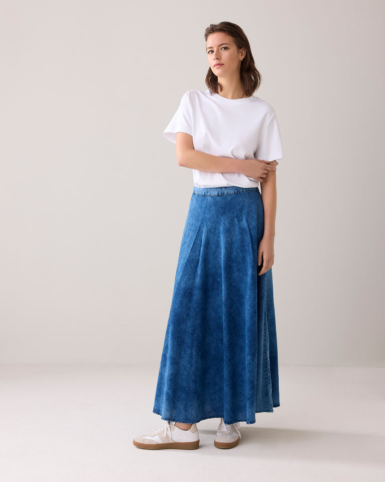 Summum Wijde Denim Rok