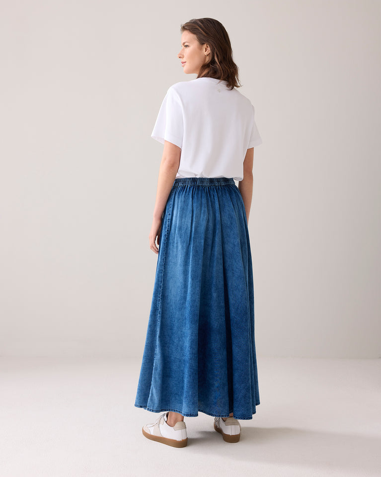 Summum Wijde Denim Rok