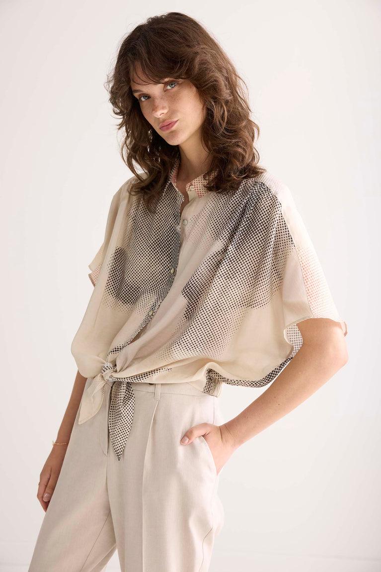 summum Zachte modalblend blouse