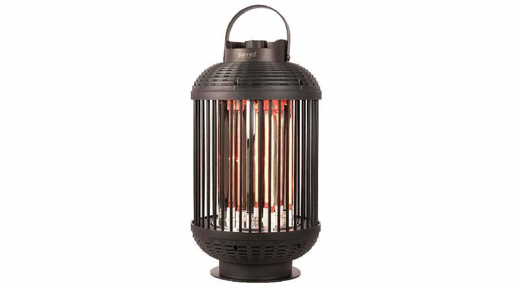 sunred Indox Dark Tafelmodel Zwart 1200 Watt