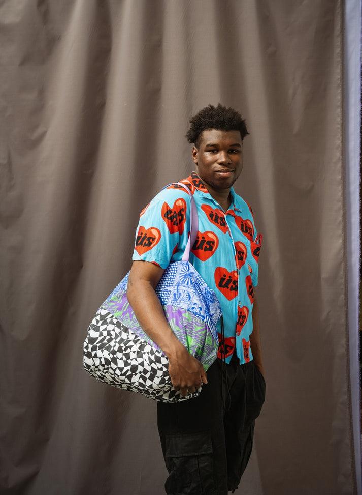 Susan Bijl Endless Smoking Croissant Blue