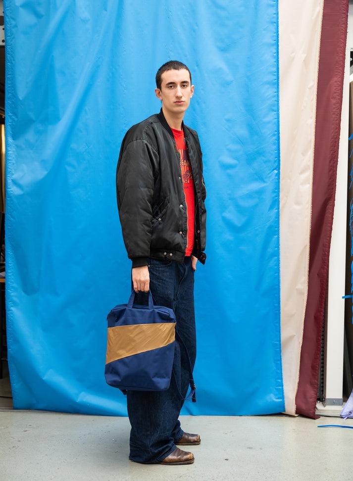 Susan Bijl Navy & Camel