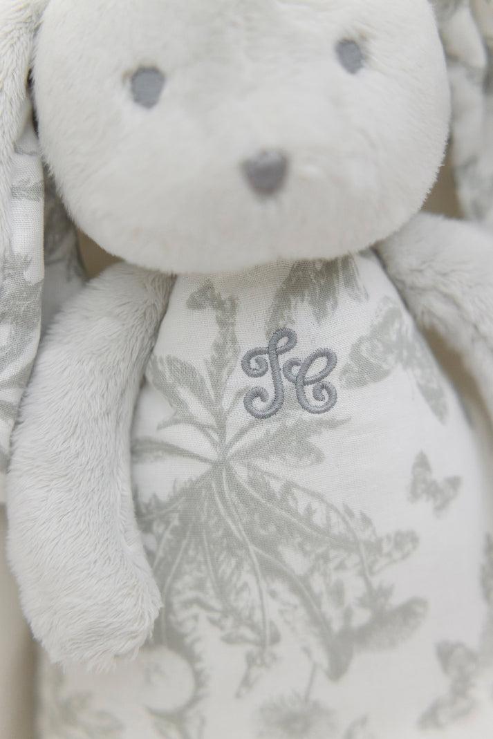 Tartine Et Chocolat Augustin The Rabbit Musical Night Light Gedrukt Toile De Jouy Grijs Lichtgrijs