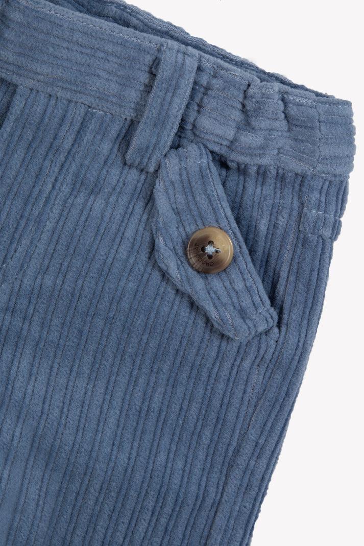 Tartine Et Chocolat Broek Blauw GrijsÉ In Velours Navy