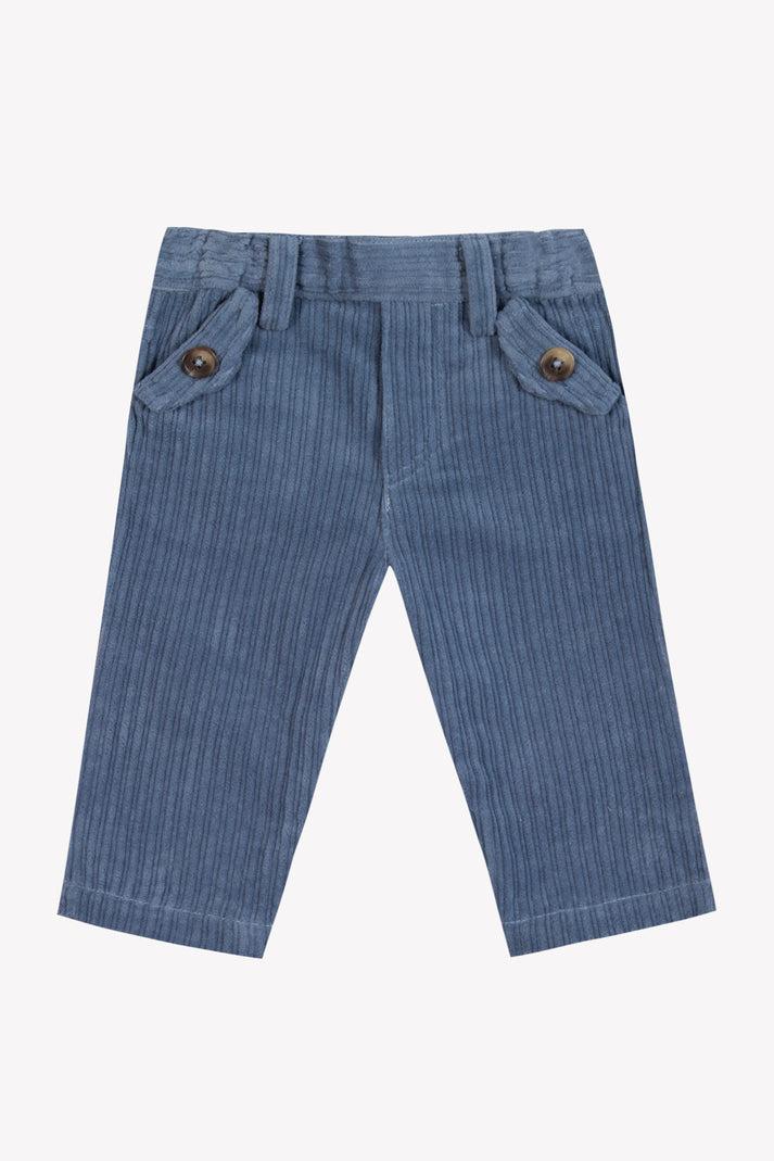 tartine et chocolat Broek Blauw GrijsÉ in Velours Navy