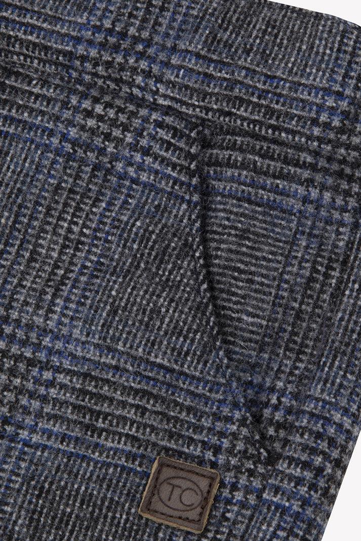 Tartine Et Chocolat Broek Grijs Gebogen Over Ruiten Grijs Medium