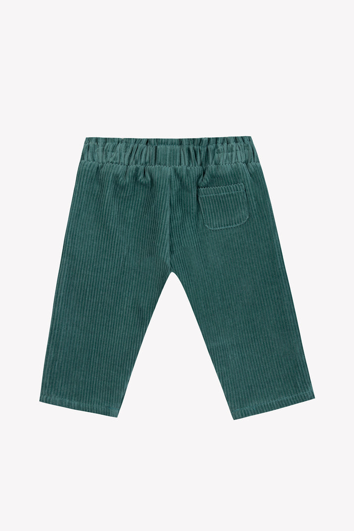 Tartine Et Chocolat Broek Smaragd Velours Knooppunt Eglantine