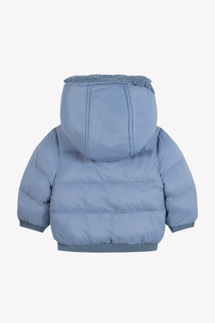 Tartine Et Chocolat Donsjack Blauw Grijse Omkeerbaar Navy