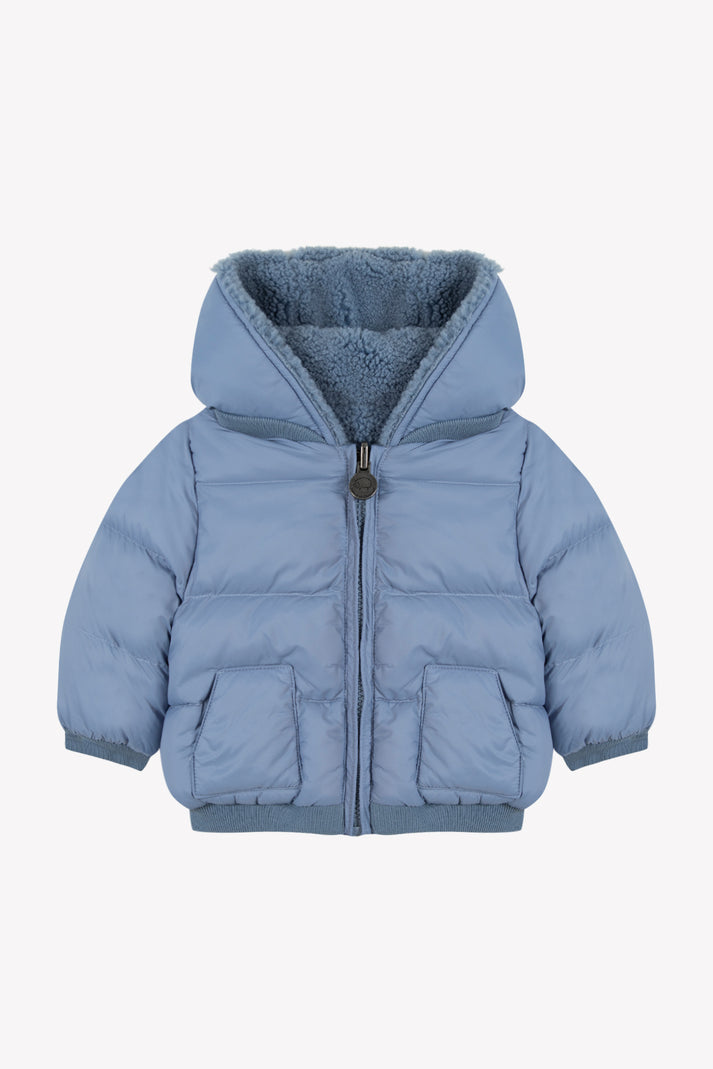 tartine et chocolat Donsjack Blauw Grijse Omkeerbaar Navy