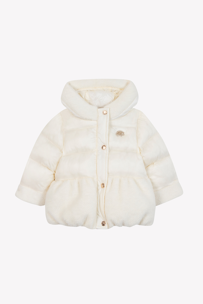 tartine et chocolat Donsjack Ecru Wol Veranderende parel