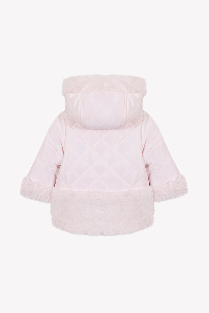 Tartine Et Chocolat Donsjack Roze Bleek Omkeerbaar Lichtroze