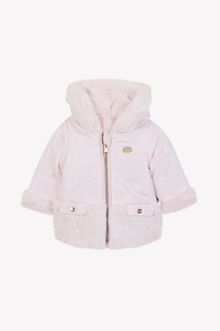 tartine et chocolat Donsjack Roze bleek Omkeerbaar Lichtroze