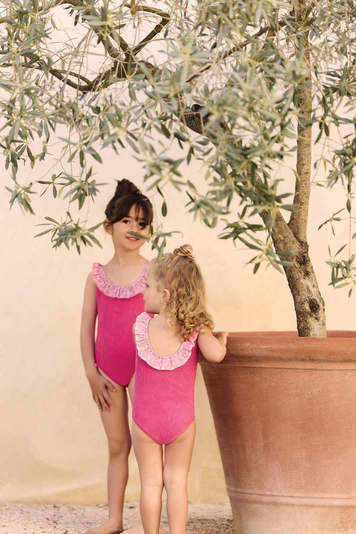 tartine et chocolat Eendelig badpak Luz x Tartine et Chocolat Blauw